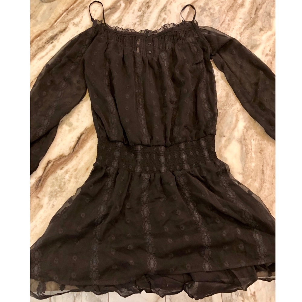 BNWOT Free People Black Lace Dress Sz. XS